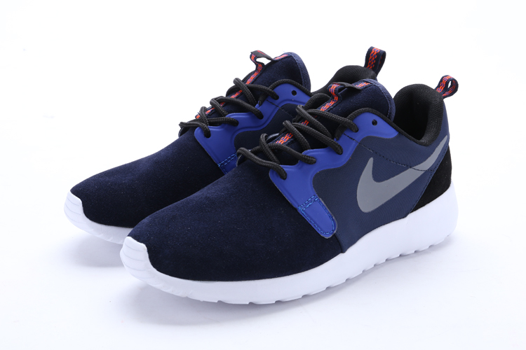 nike rosherun hyp prs qs bleu fonce chaussures noires (3)